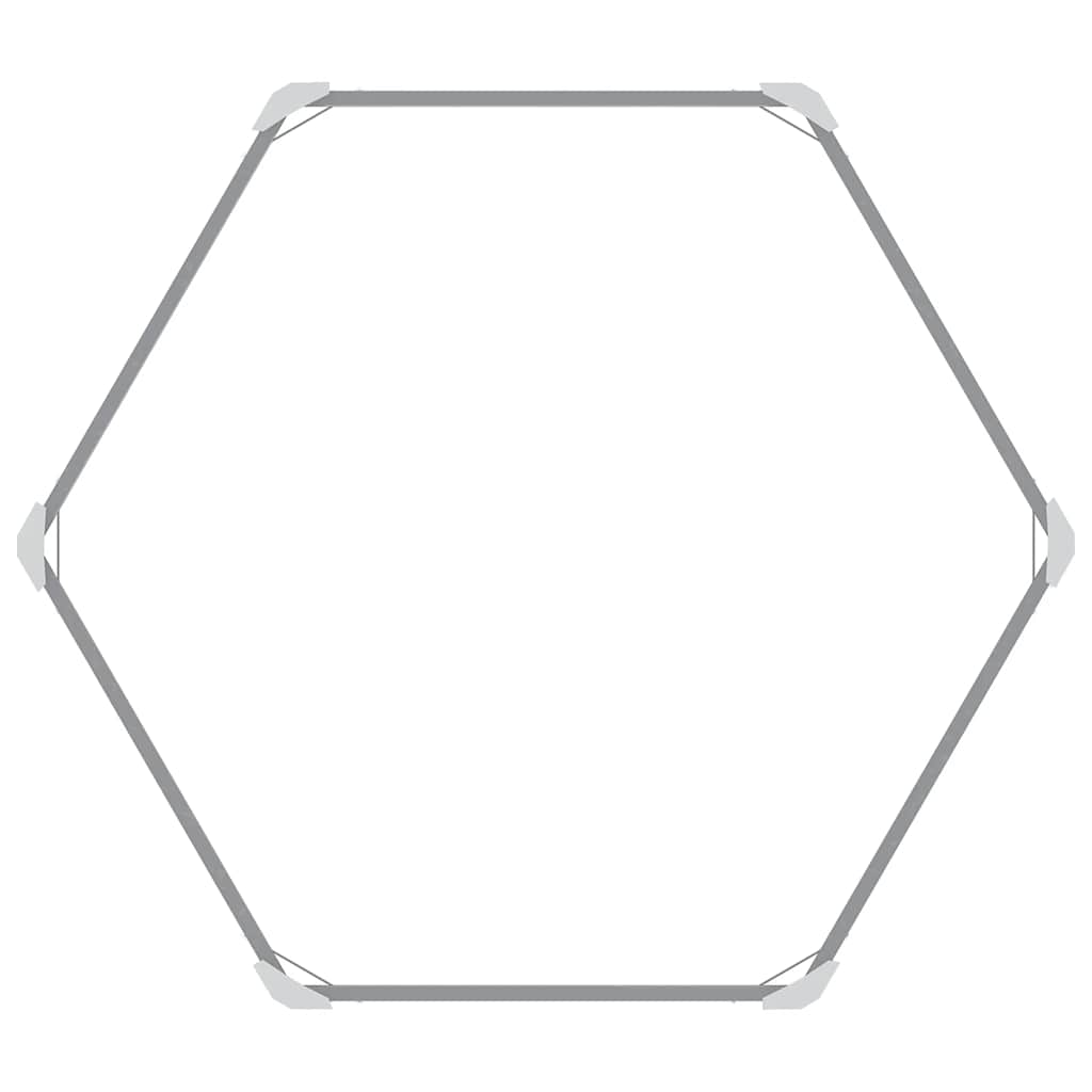 Ζαρντινιέρα Υπερυψωμένη Ασημί 129 x 45 εκ. Γαλβανισμ. Χάλυβας