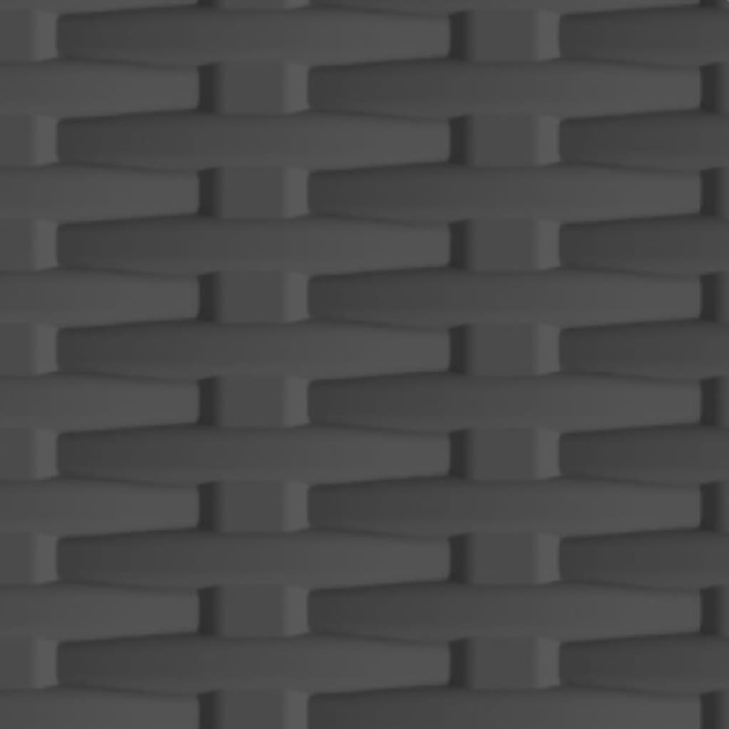 Πλαστικό Ντουλάπι 68x39x171,5 εκ με Σχεδιασμό σε Στυλ Ρατάν