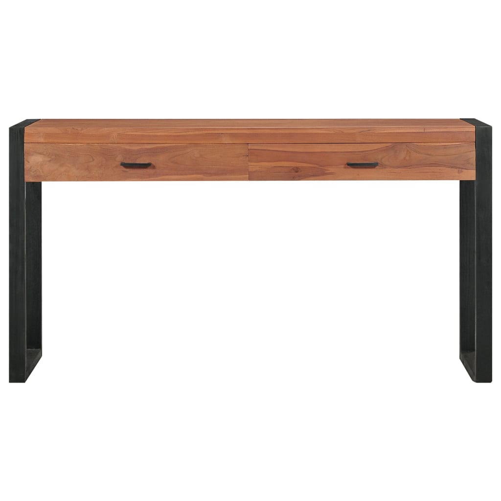Γραφείο με 2 Συρτάρια 120 x 40 x 75 εκ. από Μασίφ Ξύλο Teak
