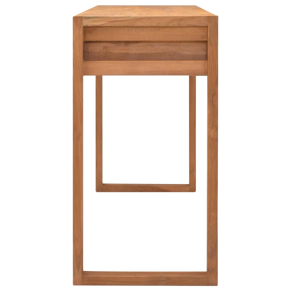 Γραφείο με 2 Συρτάρια 120 x 40 x 75 εκ. από Μασίφ Ξύλο Teak - Pakobazaar