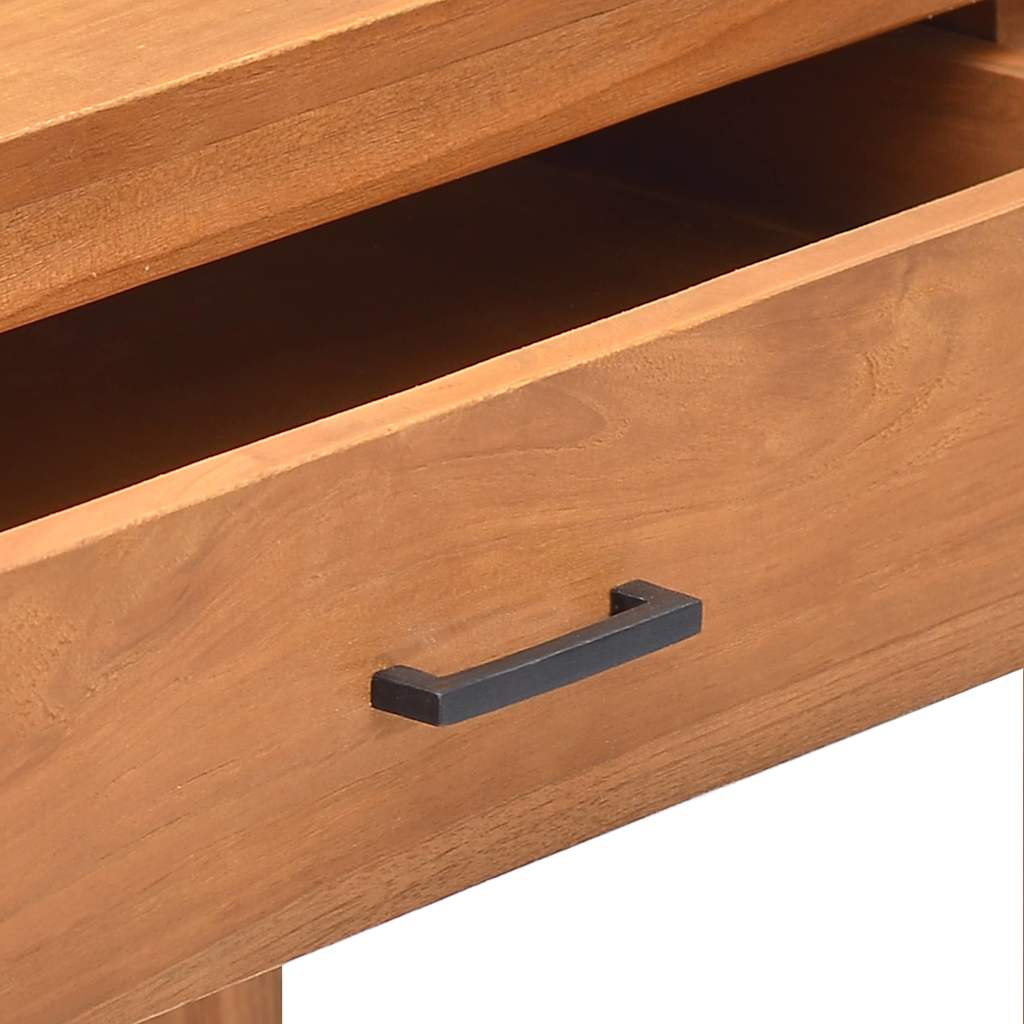 Γραφείο με 2 Συρτάρια 120 x 40 x 75 εκ. από Μασίφ Ξύλο Teak - Pakobazaar