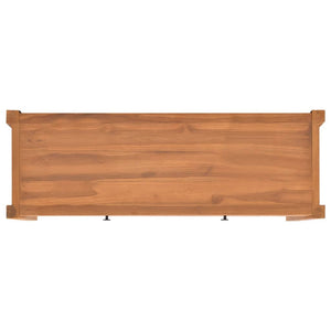 Έπιπλο Τηλεόρασης με Συρτάρια 120x40x45 εκ. από Μασίφ Ξύλο Teak - Pakobazaar
