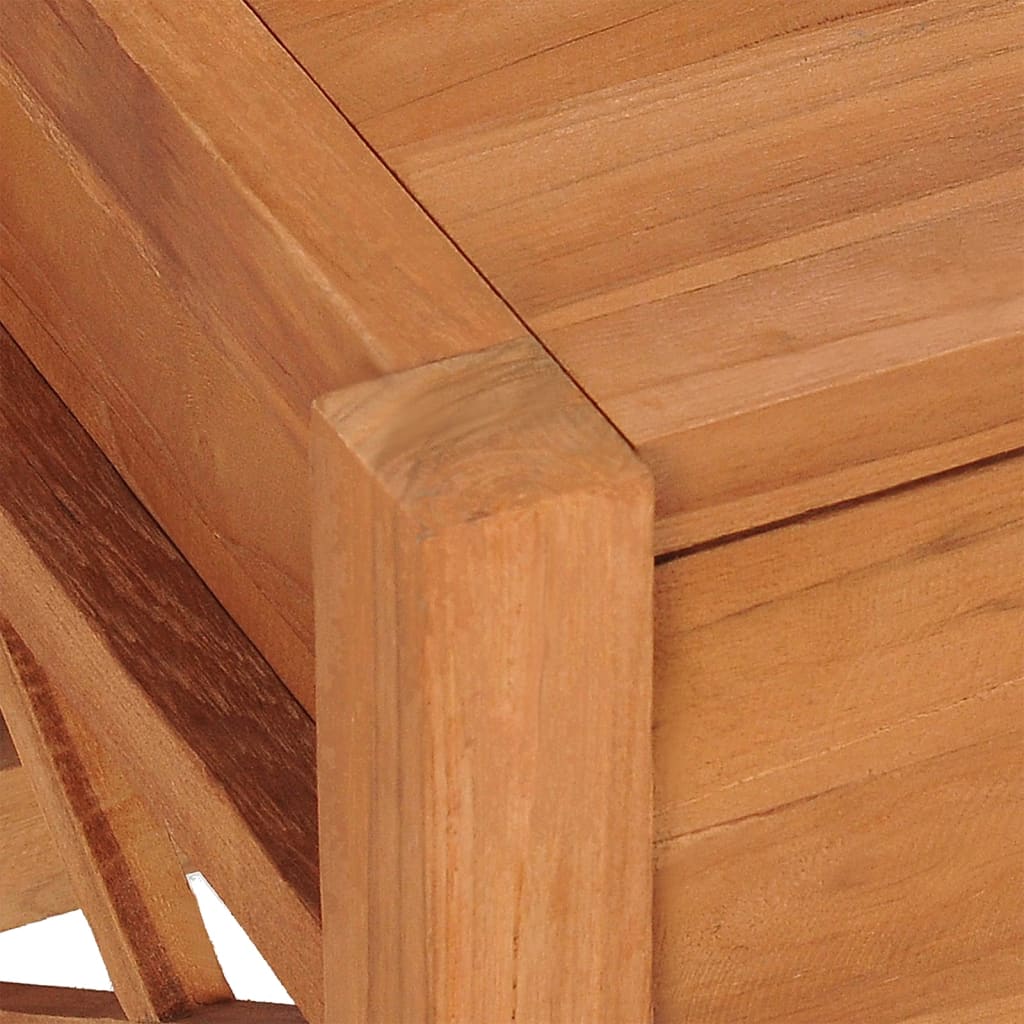 Έπιπλο Τηλεόρασης με Συρτάρια 120x40x45 εκ. από Μασίφ Ξύλο Teak - Pakobazaar