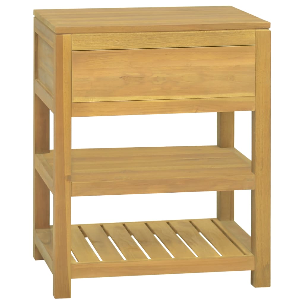 Έπιπλο Μπάνιου 60 x 45 x 75 εκ. από Μασίφ Ξύλο Teak - Pakobazaar