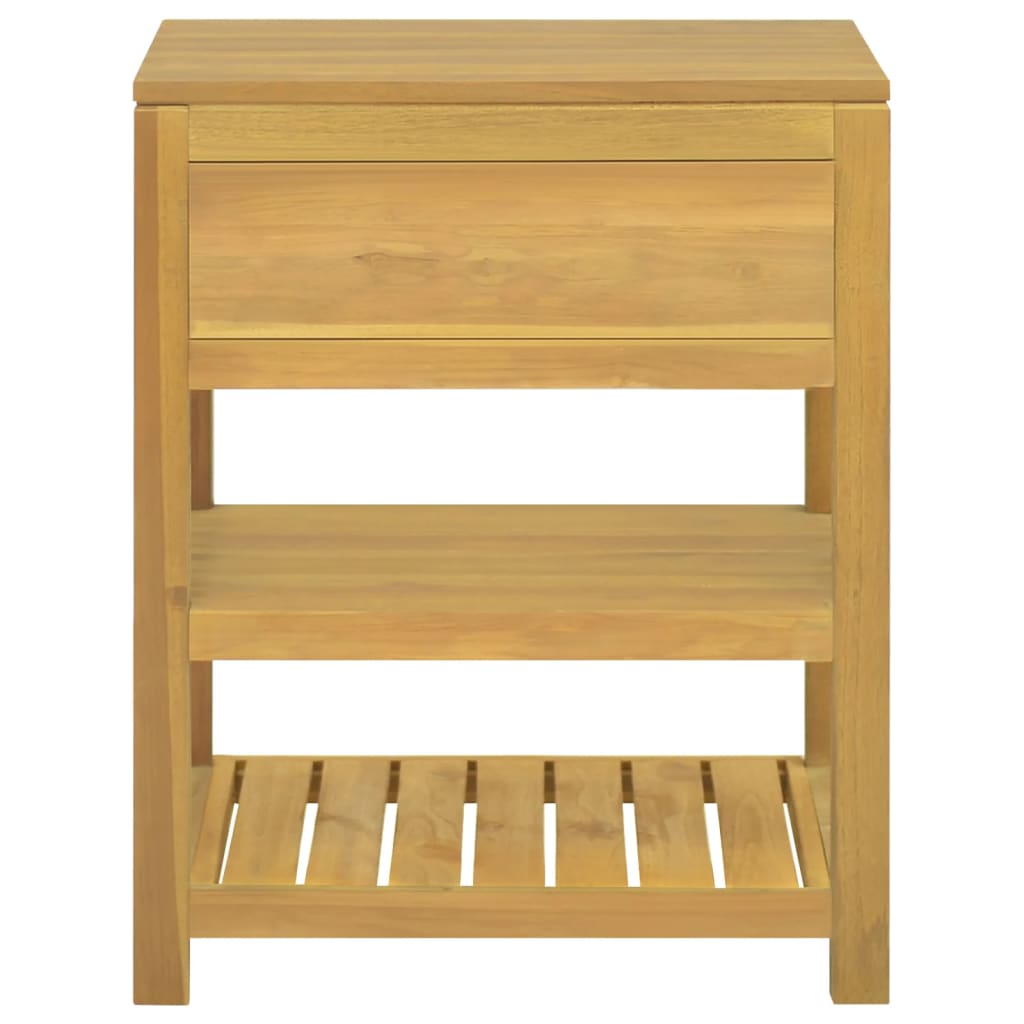 Έπιπλο Μπάνιου 60 x 45 x 75 εκ. από Μασίφ Ξύλο Teak - Pakobazaar
