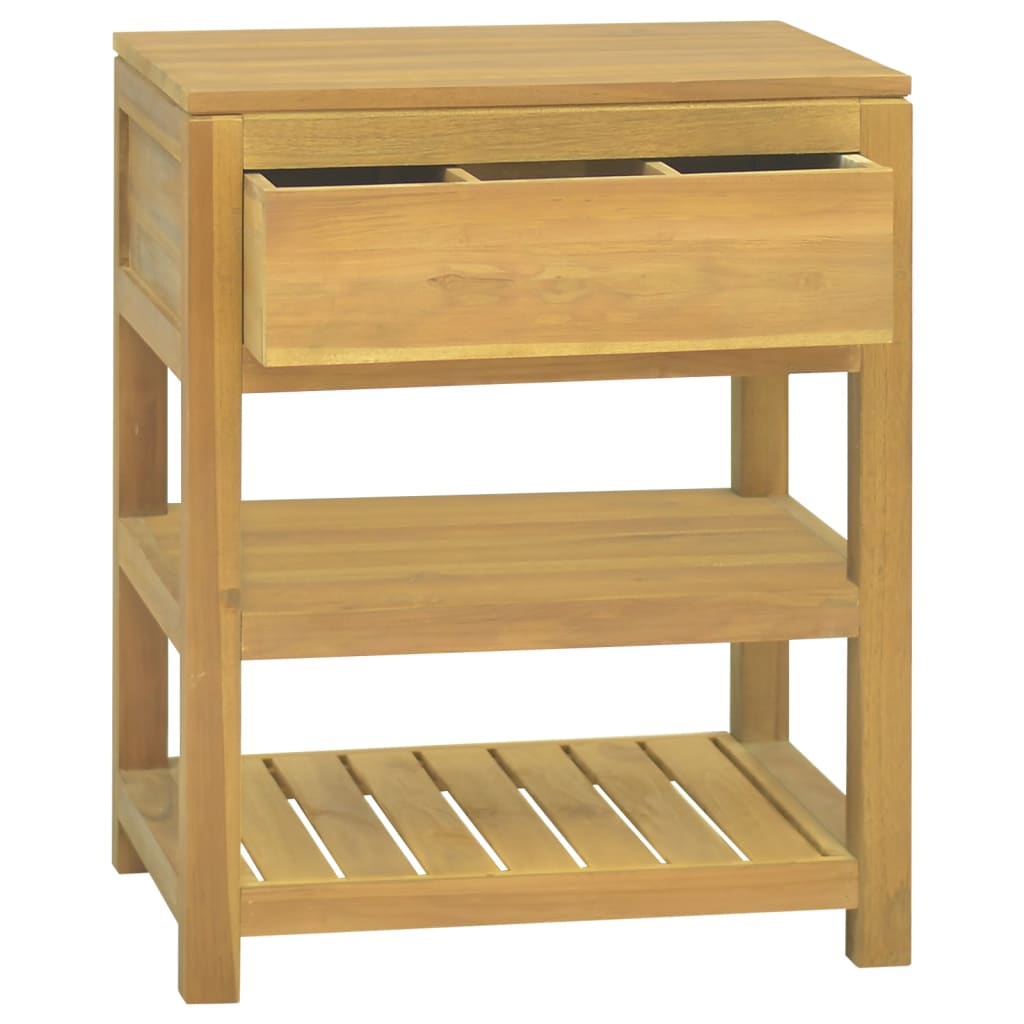 Έπιπλο Μπάνιου 60 x 45 x 75 εκ. από Μασίφ Ξύλο Teak - Pakobazaar