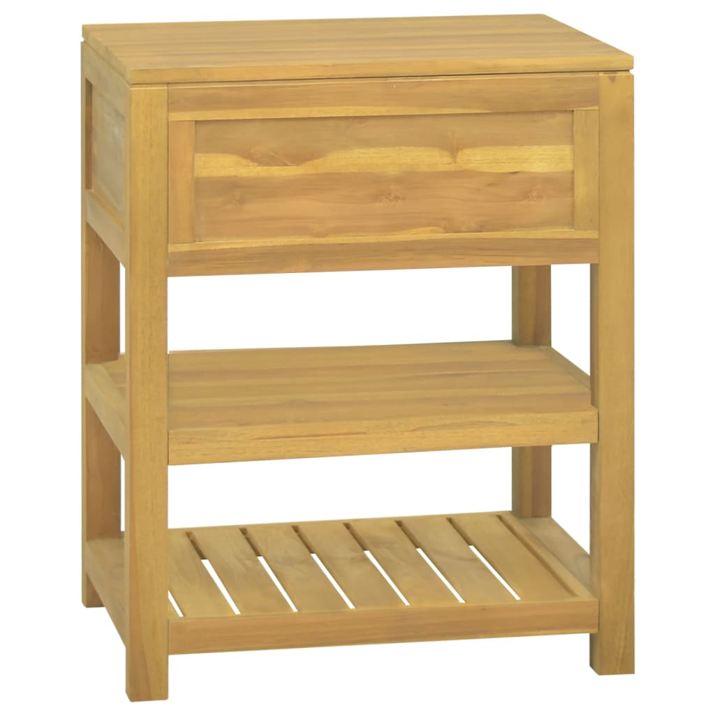 Έπιπλο Μπάνιου 60 x 45 x 75 εκ. από Μασίφ Ξύλο Teak - Pakobazaar