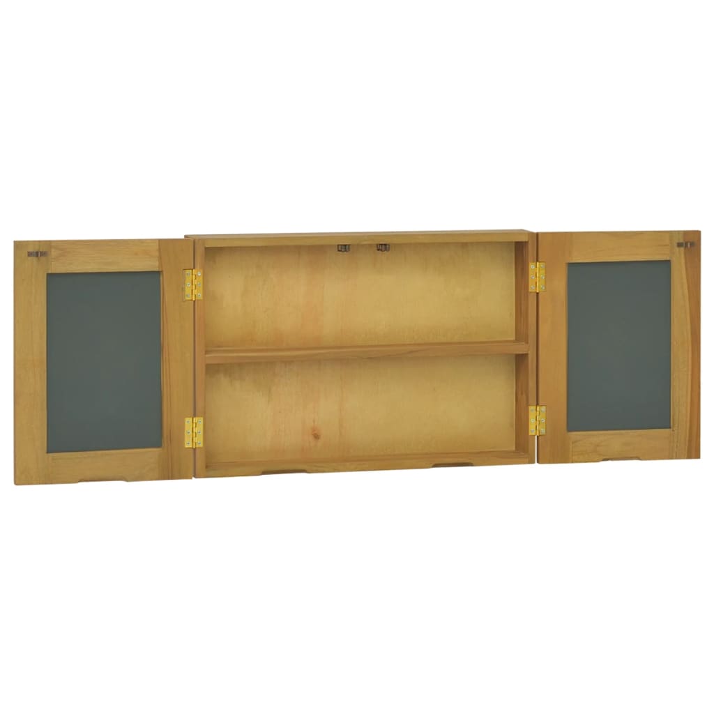 Ντουλάπι Καθρέφτη 60 x 10 x 40 εκ. από Μασίφ Ξύλο Teak