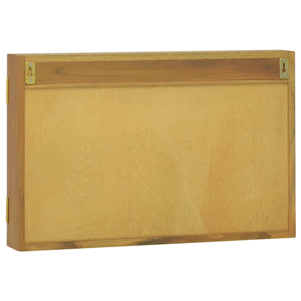 Ντουλάπι Καθρέφτη 60 x 10 x 40 εκ. από Μασίφ Ξύλο Teak