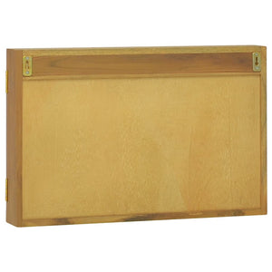 Ντουλάπι Καθρέφτη 60 x 10 x 40 εκ. από Μασίφ Ξύλο Teak