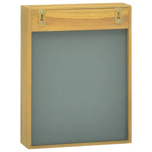 Ντουλάπι Καθρέφτη 30 x 10 x 40 εκ. από Μασίφ Ξύλο Teak