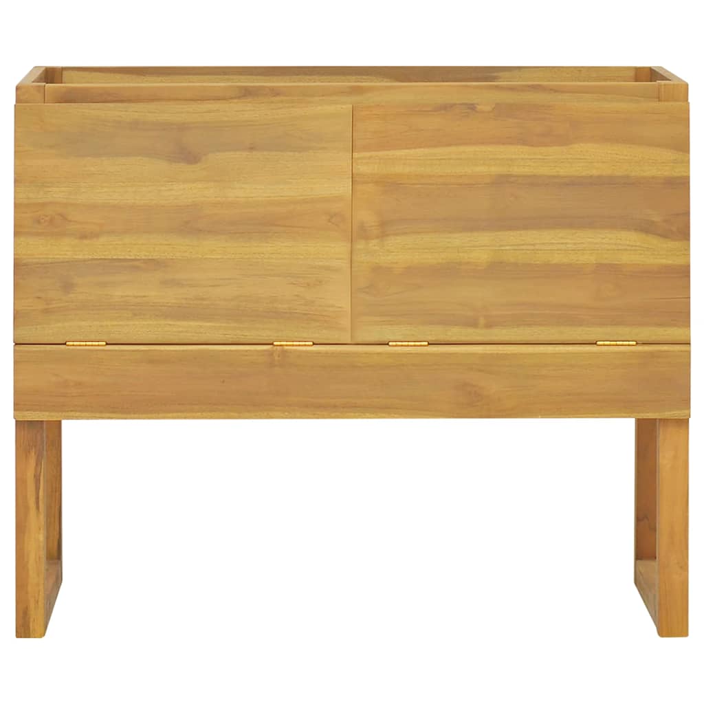 Έπιπλο Μπάνιου 90 x 40 x 75,5 εκ. από Μασίφ Ξύλο Teak