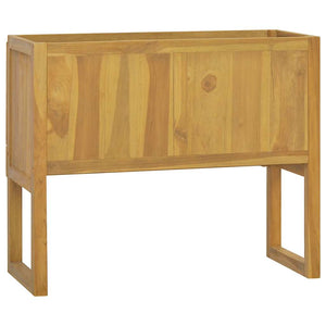 Έπιπλο Μπάνιου 90 x 40 x 75,5 εκ. από Μασίφ Ξύλο Teak