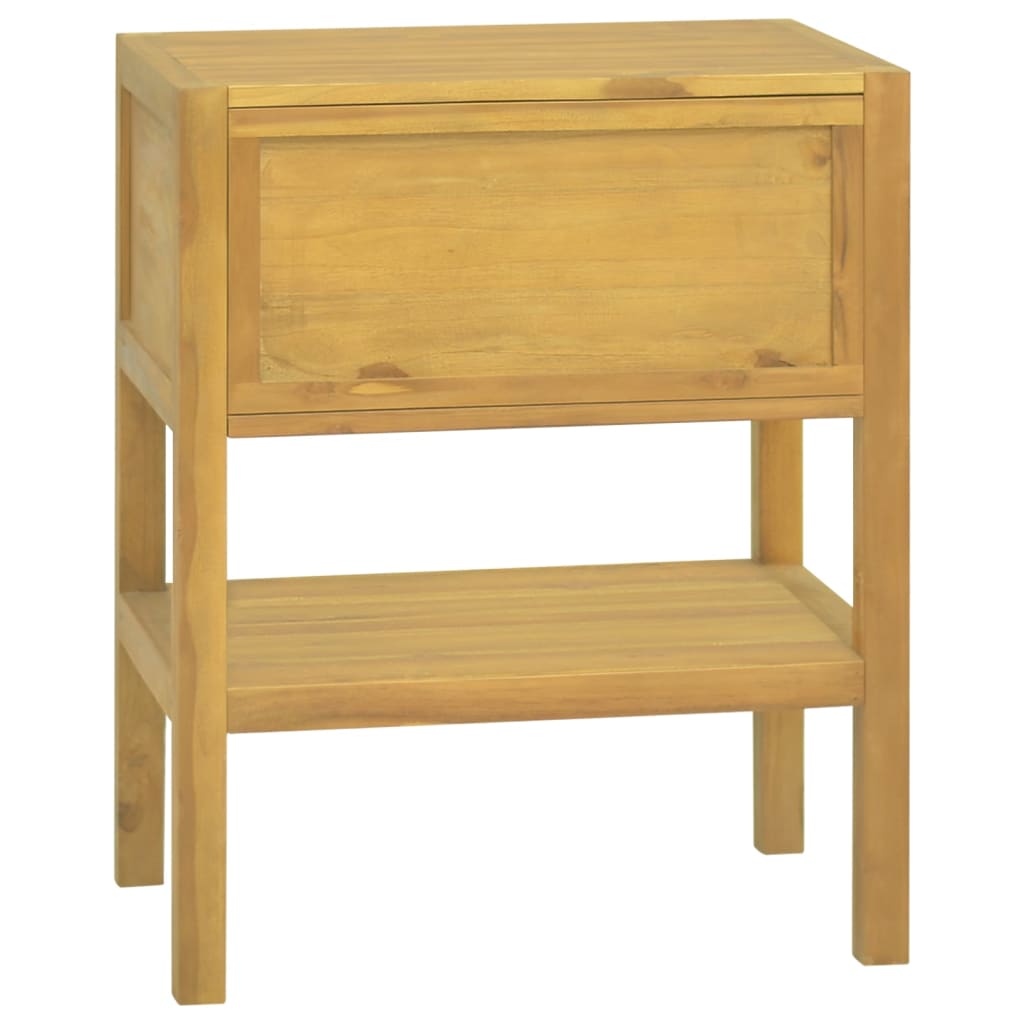 Έπιπλο Μπάνιου 60x40x75 εκ. από Μασίφ Ξύλο Teak - Pakobazaar