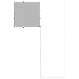 Σπιτάκι Σκύλου Μαύρο 4,84 μ² Ατσάλινο - PAKOBAZAAR