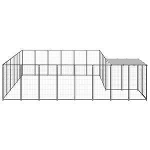 Σπιτάκι Σκύλου Μαύρο 12,1 μ² Ατσάλινο - PAKOBAZAAR