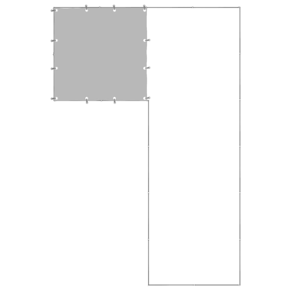 Σπιτάκι Σκύλου Ασημί 4,84 μ² Ατσάλινο - PAKOBAZAAR