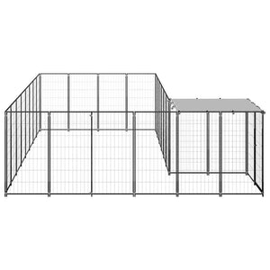 Σπιτάκι Σκύλου Μαύρο 10,89 μ² Ατσάλινο - PAKOBAZAAR