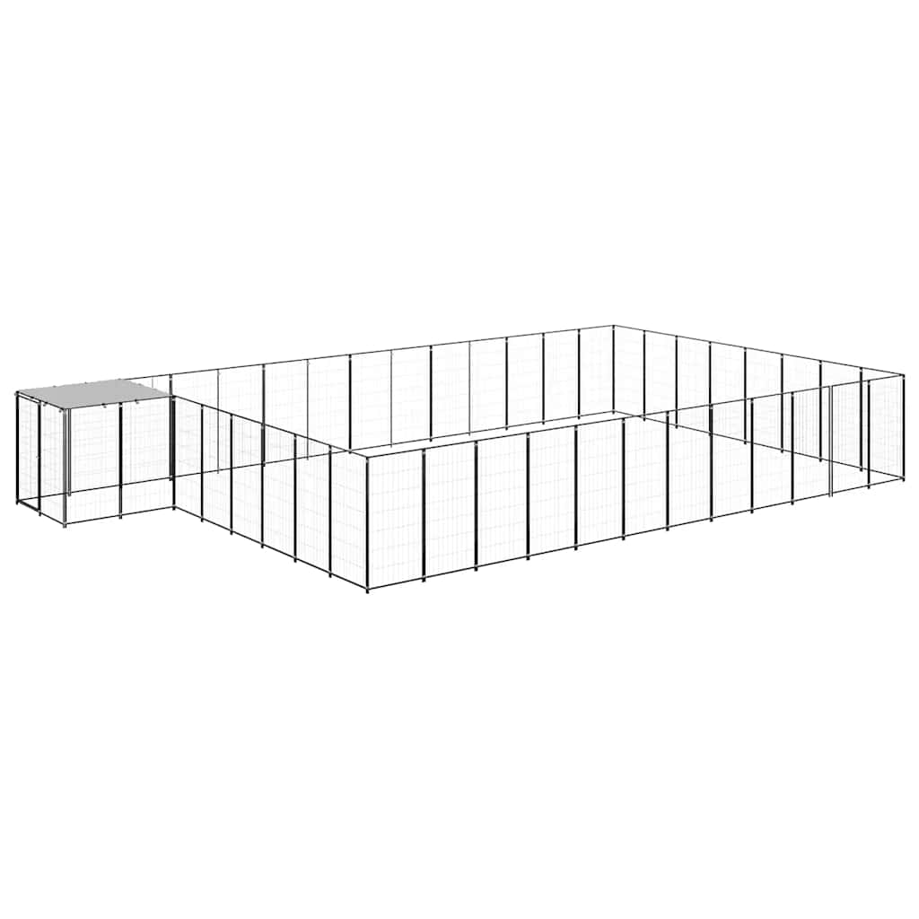 Σπιτάκι Σκύλου Μαύρο 30,25 μ² Ατσάλινο - PAKOBAZAAR