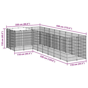 Σπιτάκι Σκύλου Ασημί 6,05 μ² Ατσάλινο - PAKOBAZAAR