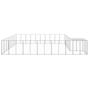 Σπιτάκι Σκύλου Ασημί 25,41 μ² Ατσάλινο - PAKOBAZAAR