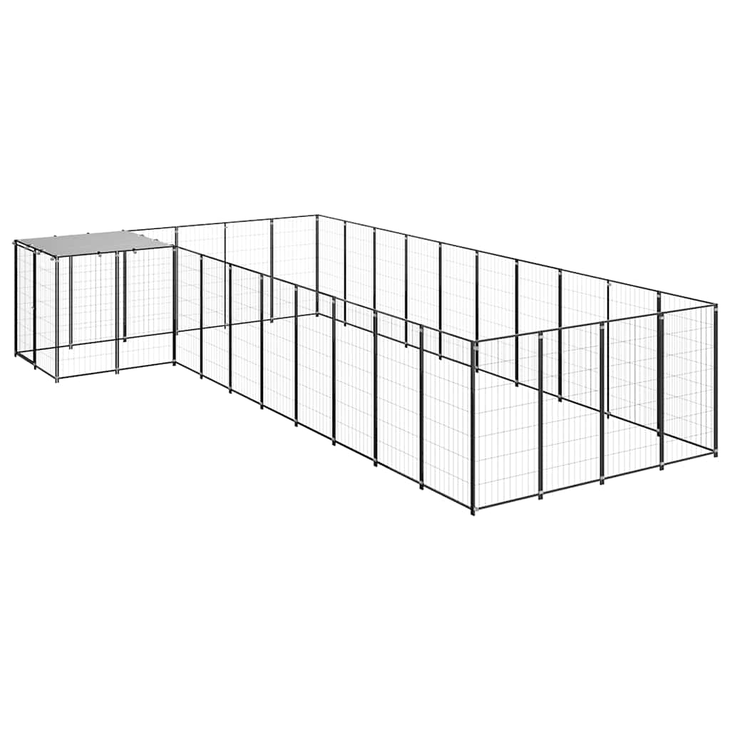 Σπιτάκι Σκύλου Μαύρο 13,31 μ² Ατσάλινο - PAKOBAZAAR