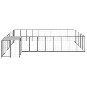 Σπιτάκι Σκύλου Μαύρο 19,36 μ² Ατσάλινο - PAKOBAZAAR