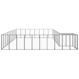Σπιτάκι Σκύλου Μαύρο 25,41 μ² Ατσάλινο - PAKOBAZAAR