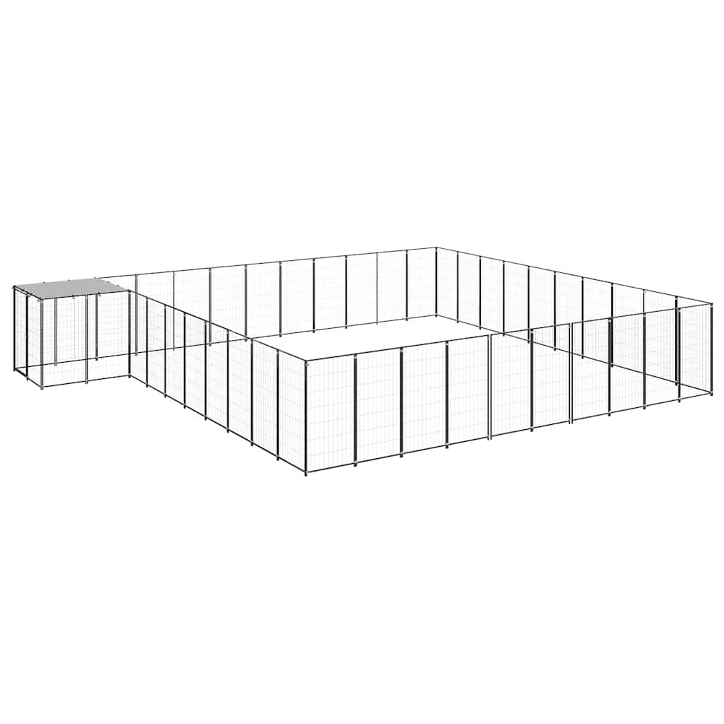 Σπιτάκι Σκύλου Μαύρο 31,46 μ² Ατσάλινο - PAKOBAZAAR