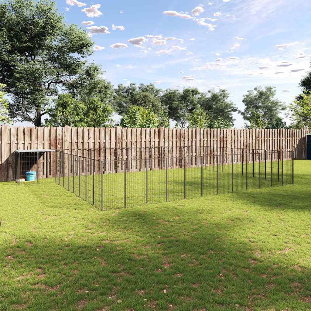 Σπιτάκι Σκύλου Μαύρο 37,51 μ² Ατσάλινο - PAKOBAZAAR