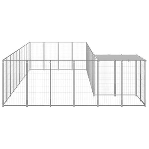 Σπιτάκι Σκύλου Ασημί 13,31 μ² Ατσάλινο - PAKOBAZAAR