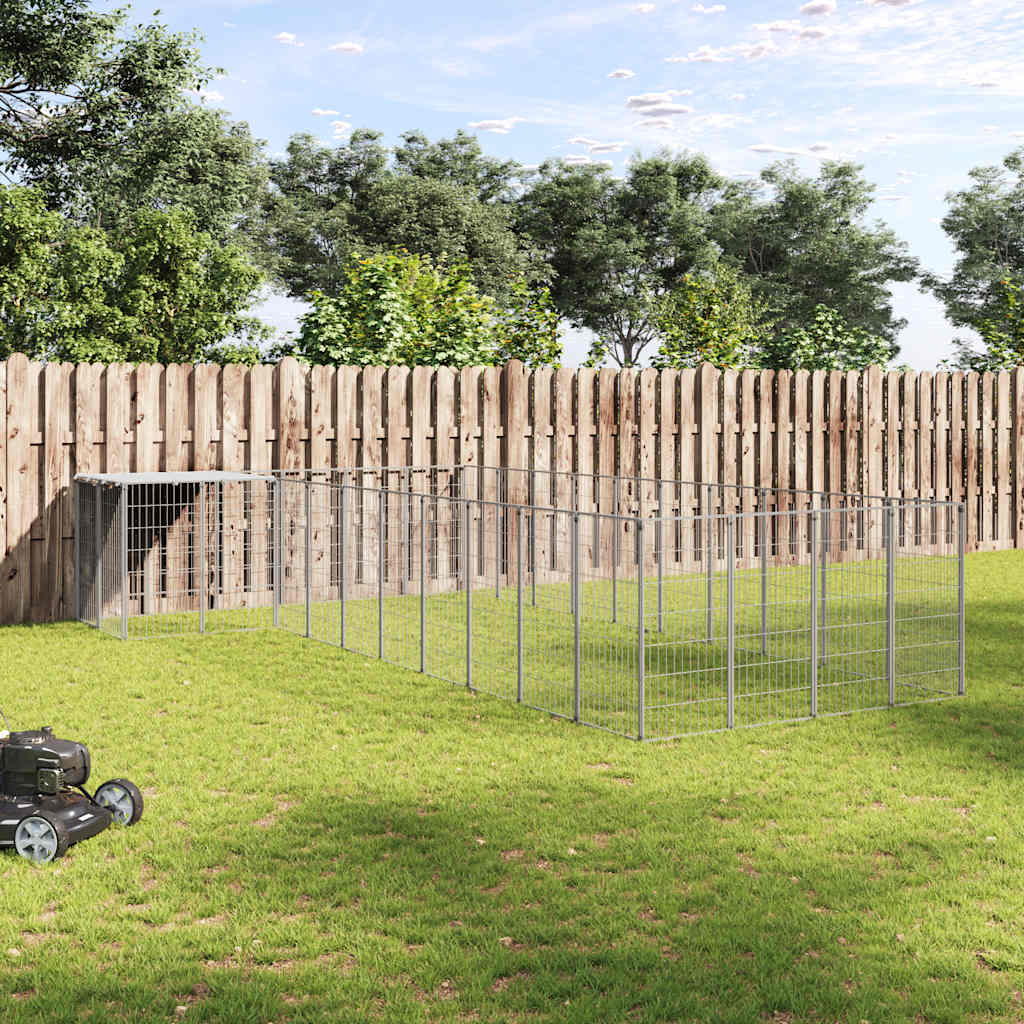 Σπιτάκι Σκύλου Ασημί 13,31 μ² Ατσάλινο - PAKOBAZAAR