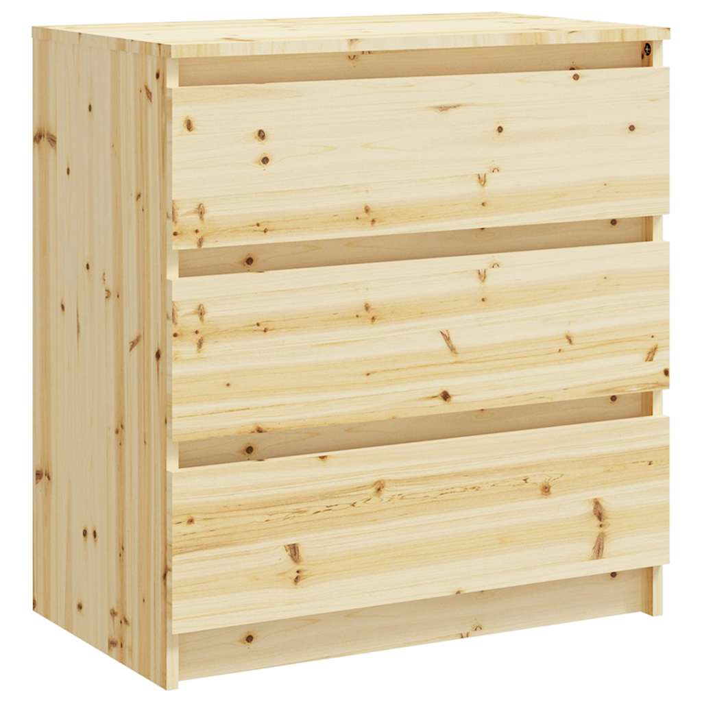 Κομοδίνο 60 x 36 x 64 εκ. από Μασίφ Ξύλο Ελάτης