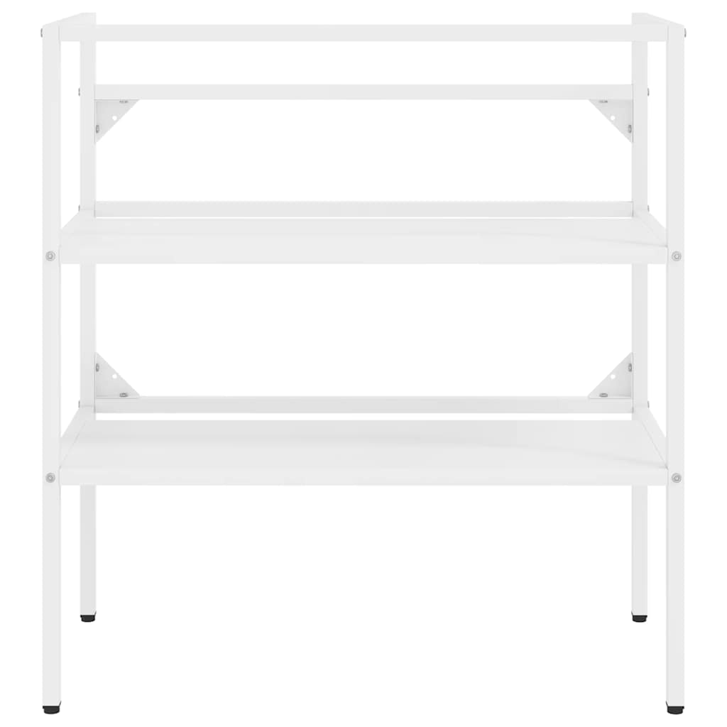 Έπιπλο Μπάνιου Λευκό 79 x 38 x 83 εκ. Σιδερένιο