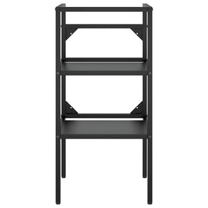 Έπιπλο Μπάνιου Μαύρο 40 x 38 x 83 εκ. Σιδερένιο - Pakobazaar