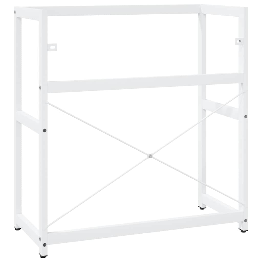 Έπιπλο Μπάνιου Λευκό 79 x 38 x 83 εκ. Σιδερένιο - Pakobazaar