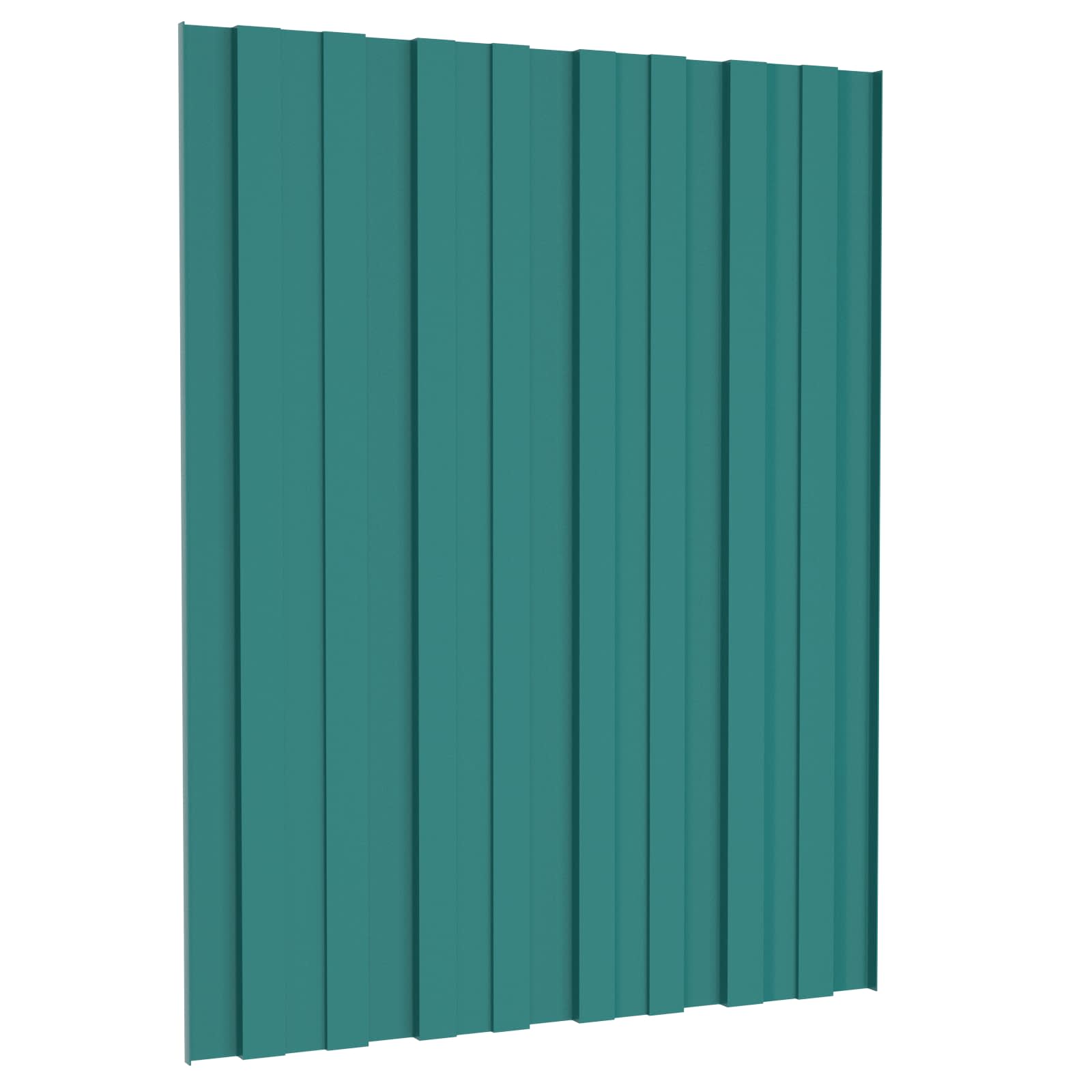 Πάνελ οροφής 12 pcs Πράσινο 60 x 45 cm Γαλβανισμένος χάλυβας - Pakobazaar