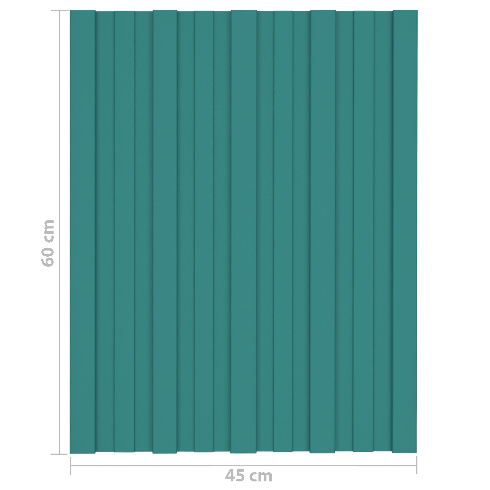 Πάνελ οροφής 36 pcs Πράσινο 60 x 45 cm Γαλβανισμένος χάλυβας - Pakobazaar