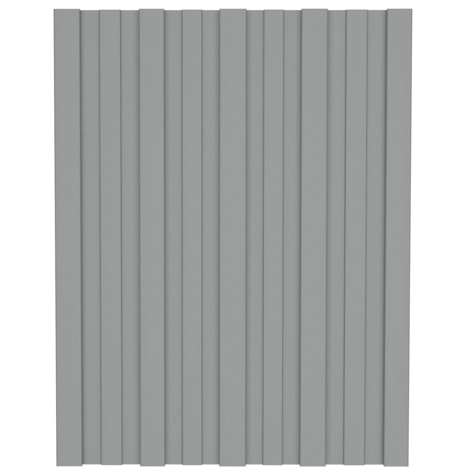 Πάνελ οροφής 36 pcs Γκρι 60 x 45 cm Γαλβανισμένος χάλυβας - Pakobazaar
