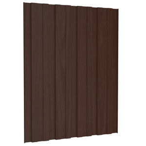 Πάνελ οροφής 36 pcs Καφέ 60 x 45 cm Γαλβανισμένος χάλυβας - Pakobazaar