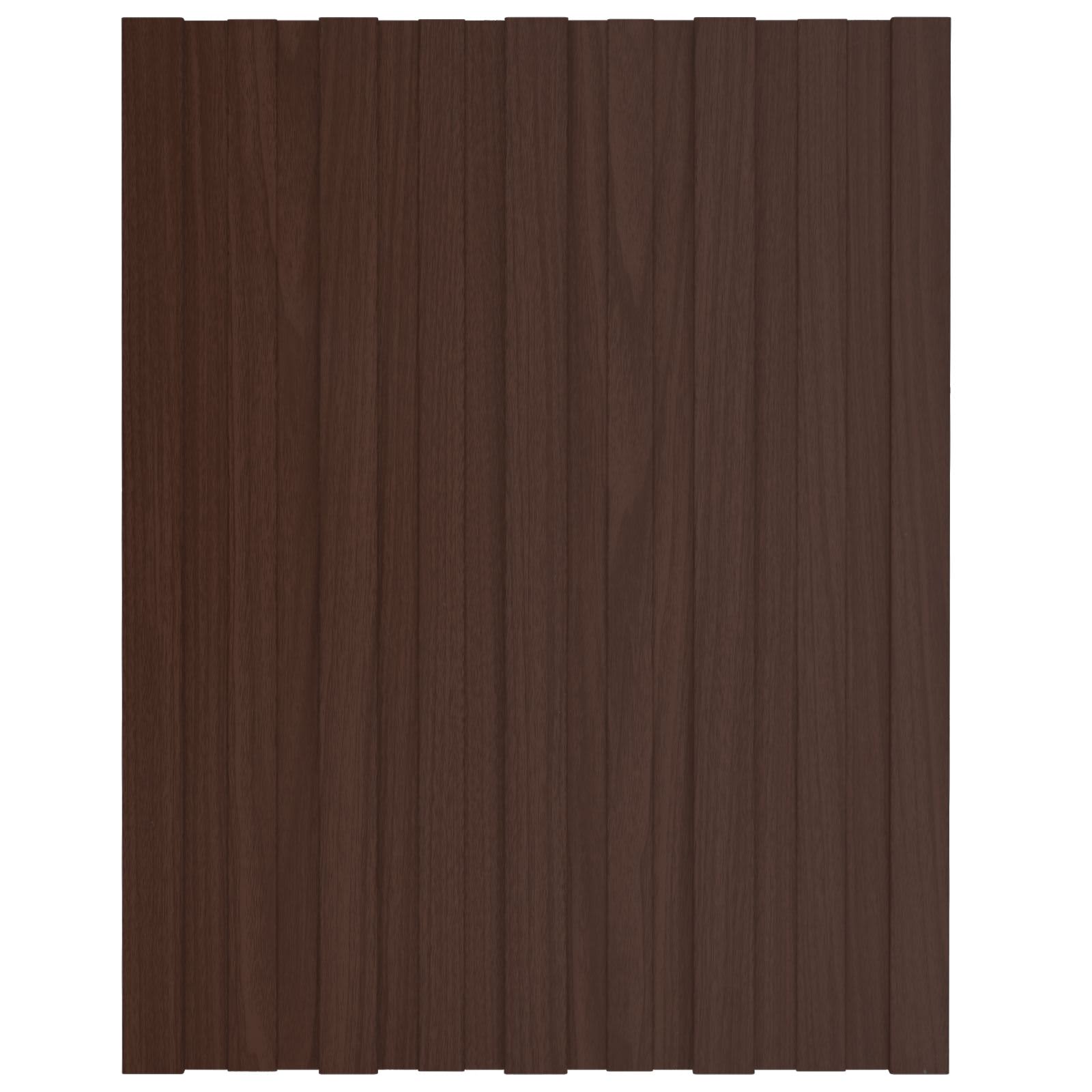 Πάνελ οροφής 36 pcs Καφέ 60 x 45 cm Γαλβανισμένος χάλυβας - Pakobazaar