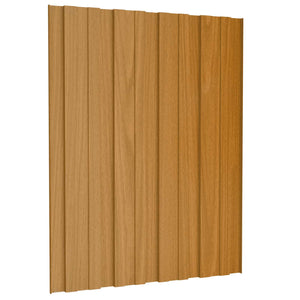 Πάνελ οροφής 12 pcs Φυσικό 60 x 45 cm Γαλβανισμένος χάλυβας - Pakobazaar