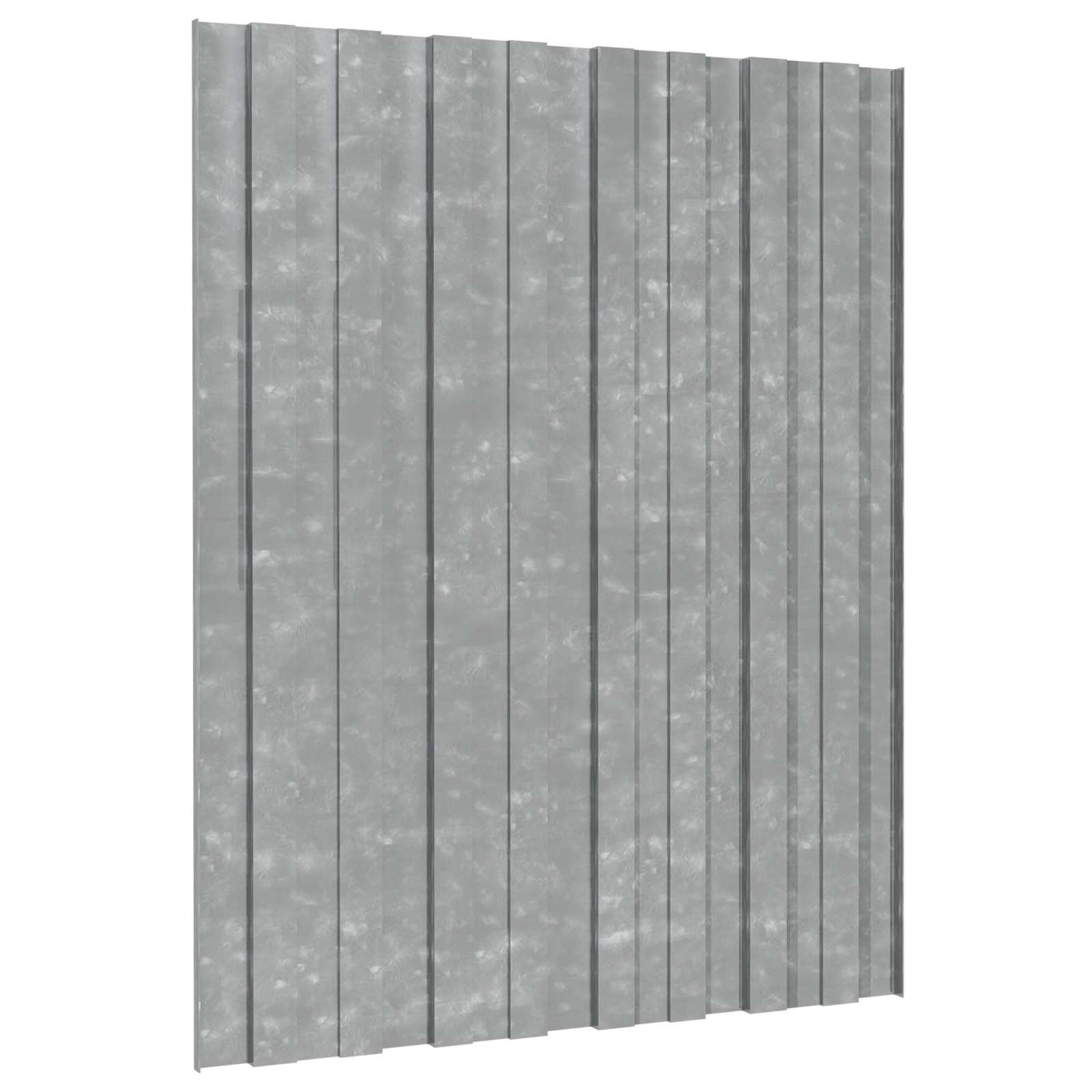 Πάνελ οροφής 36 pcs Ασημί 60 x 45 cm Γαλβανισμένος χάλυβας - Pakobazaar