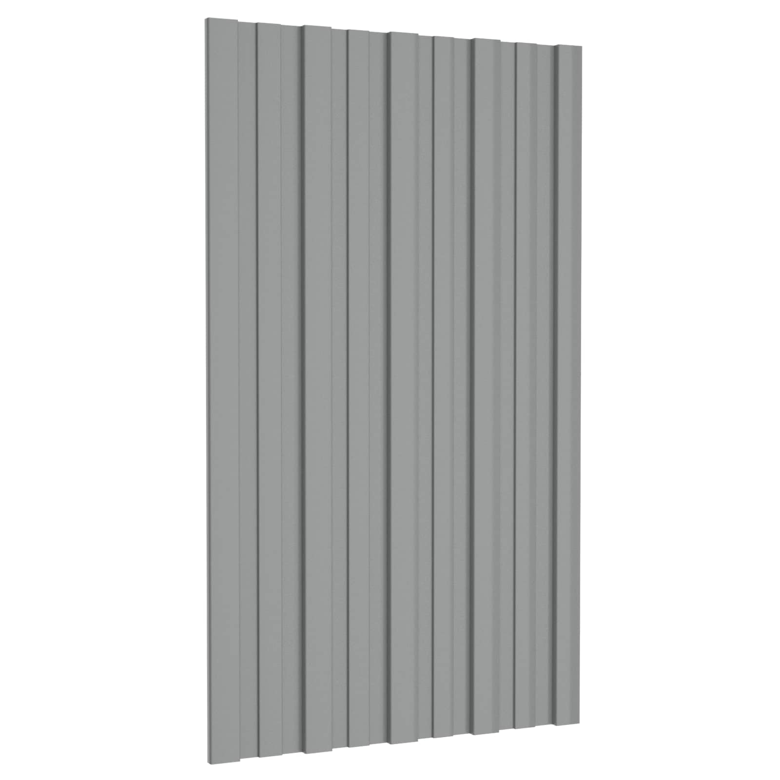 Πάνελ οροφής 36 pcs Γκρι 80 x 45 cm Γαλβανισμένος χάλυβας - Pakobazaar