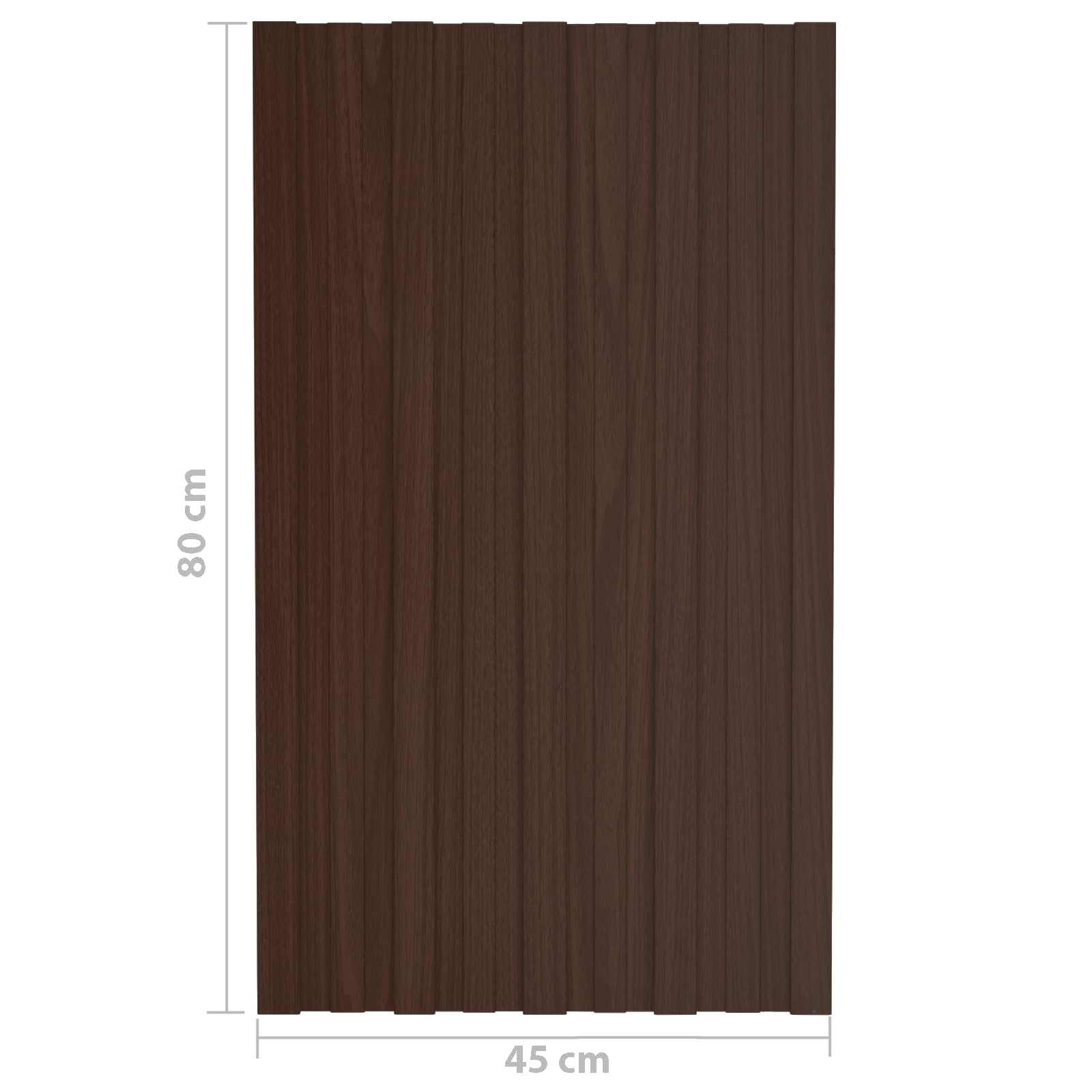 Πάνελ οροφής 36 pcs Καφέ 80 x 45 cm Γαλβανισμένος χάλυβας - Pakobazaar
