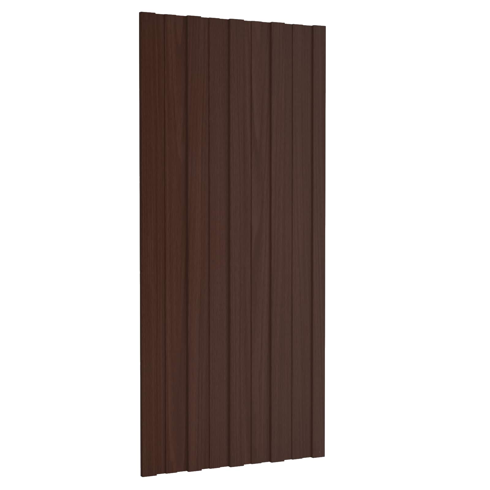 Πάνελ οροφής 12 pcs Καφέ 100 x 45 cm Γαλβανισμένος χάλυβας - Pakobazaar