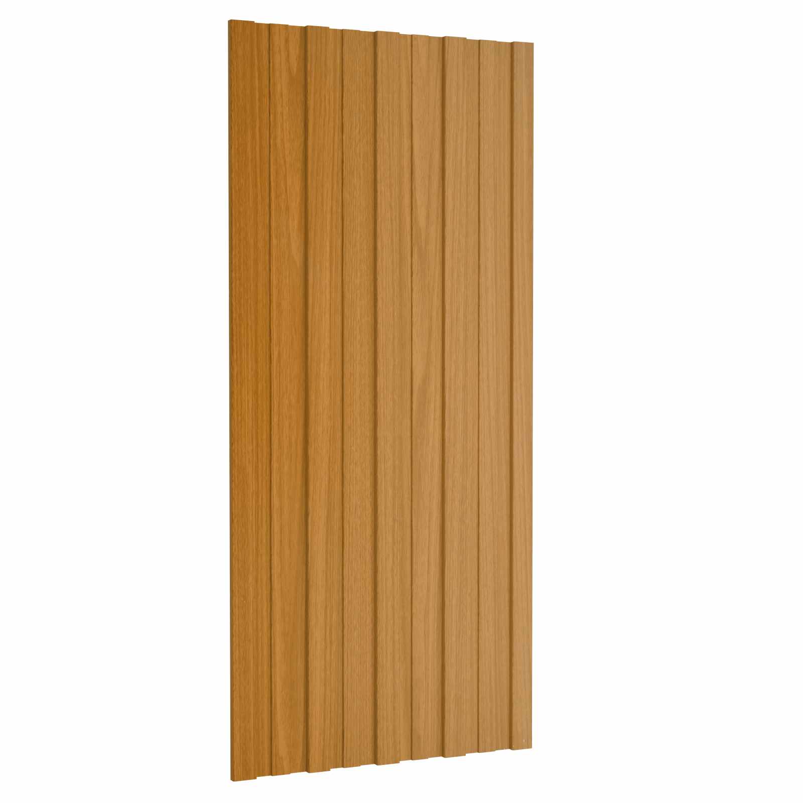 Πάνελ οροφής 12 pcs Φυσικό 100 x 45 cm Γαλβανισμένος χάλυβας - Pakobazaar