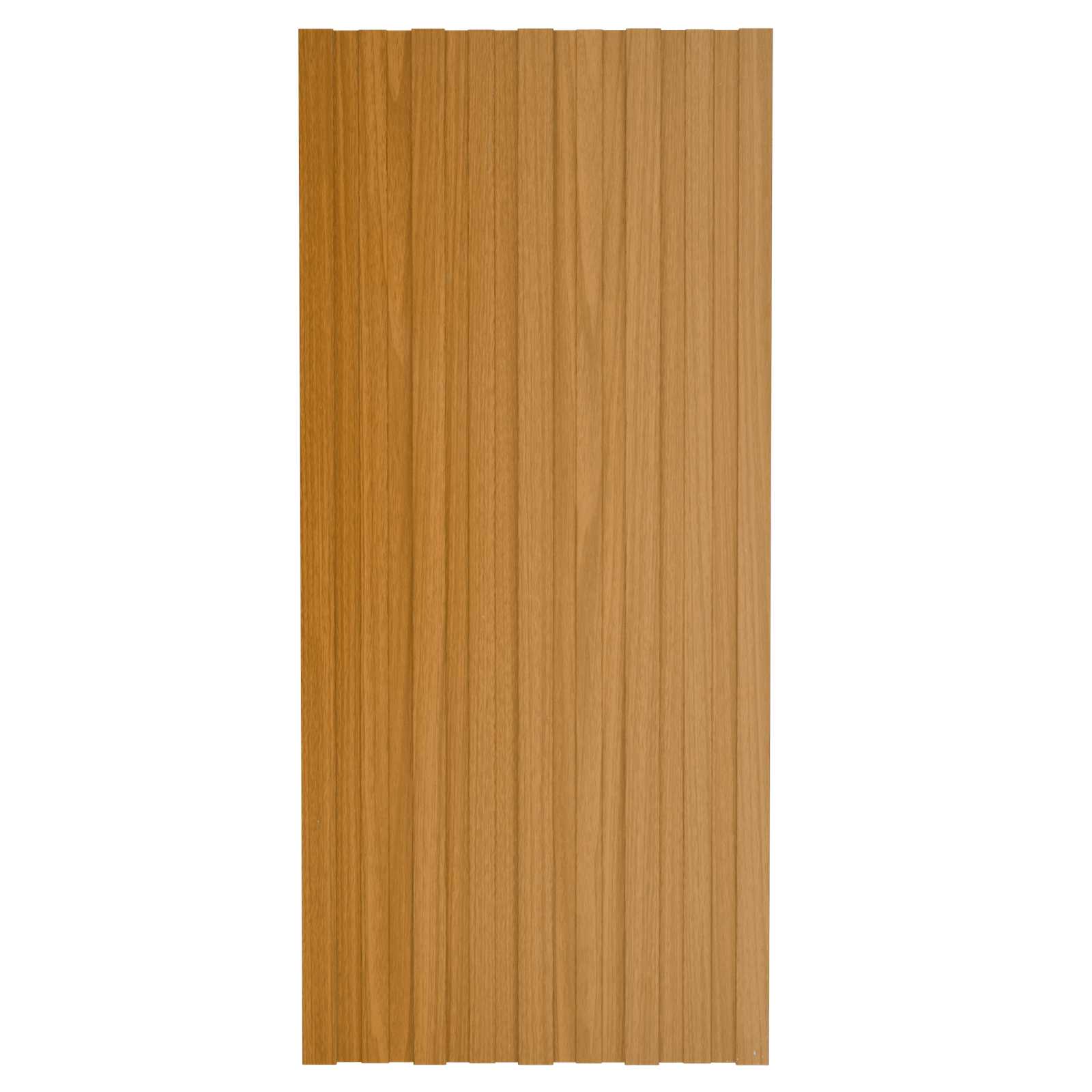 Πάνελ οροφής 12 pcs Φυσικό 100 x 45 cm Γαλβανισμένος χάλυβας - Pakobazaar