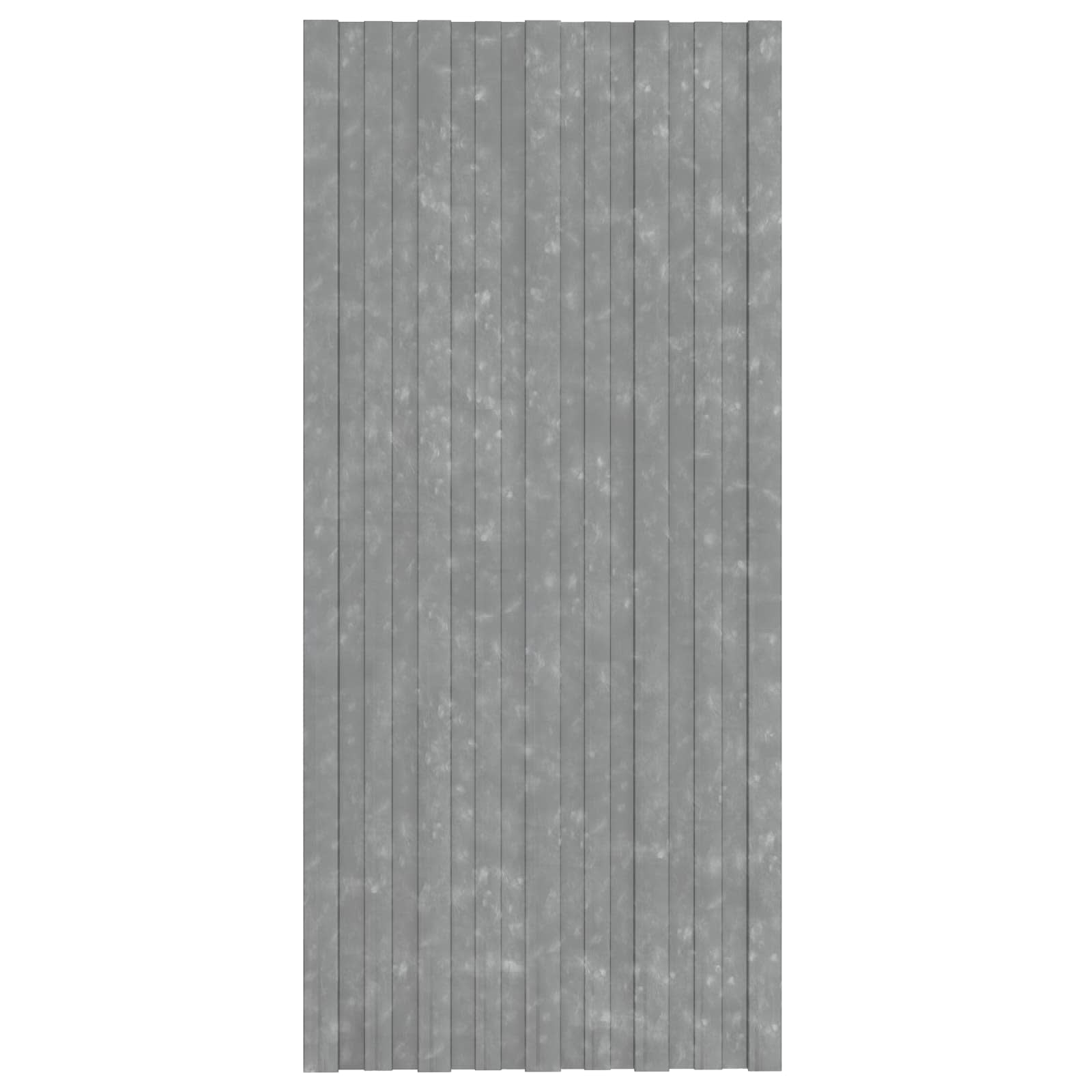 Πάνελ οροφής 12 pcs Ασημί 100 x 45 cm Γαλβανισμένος χάλυβας - Pakobazaar