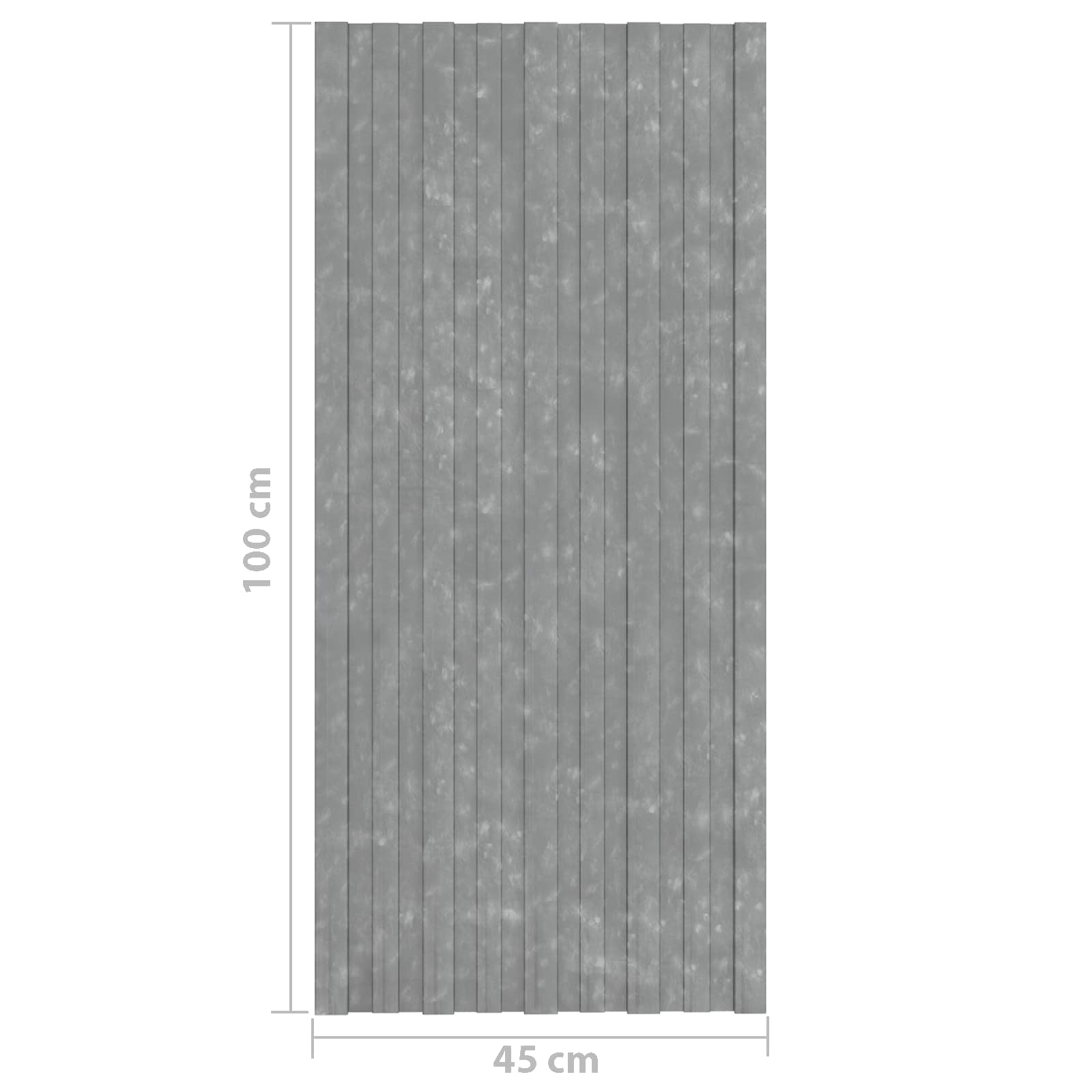 Πάνελ οροφής 12 pcs Ασημί 100 x 45 cm Γαλβανισμένος χάλυβας - Pakobazaar